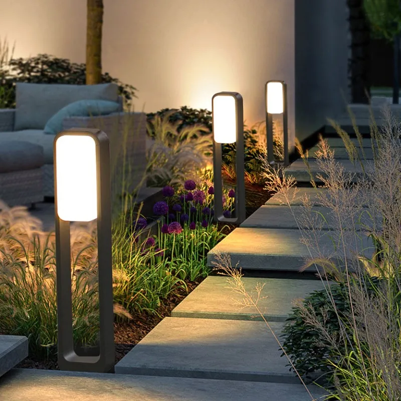 Imagem -02 - Led Lawn Lamp Landscape Lights For Garden Decoration Ac85265v Ip65 Waterproof Garden Lights Iluminação Exterior para Casa de Campo