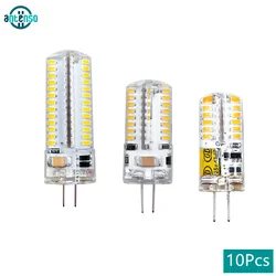 10Pcs LED G4 Lamp AC/DC 12V 220V Lampada LED G4 2W 3W 4W 5W 6W 9W 12W Bulb 360 Beam Angle Replace Halogen Spotlight Chandelier