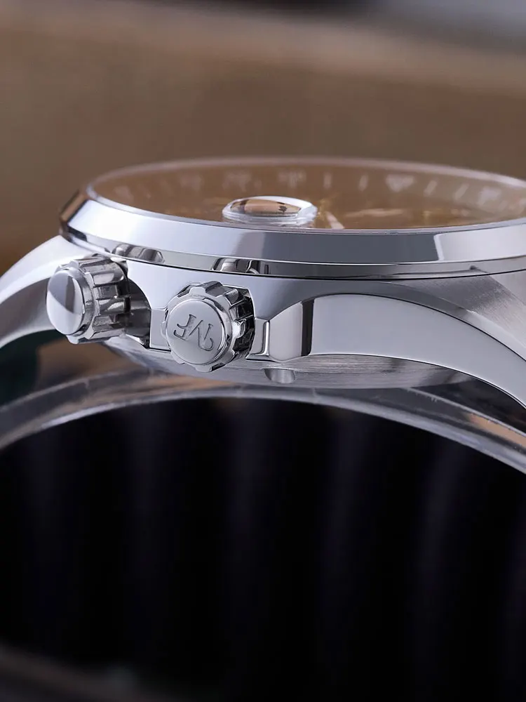 ساعة ميليفورتيك تسلق S089 NH35 حركة ميكانيكية أوتوماتيكية التقويم البوصلة الحافة C3 مضيئة 39.5 مللي متر ساعة رياضية للرجال 10Bar