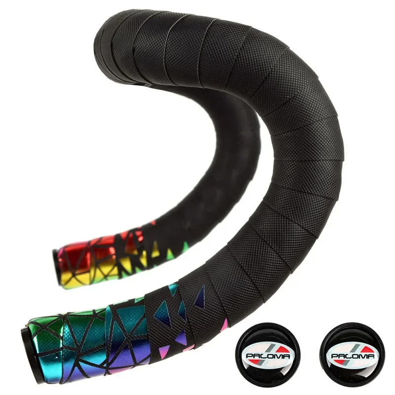 Road Bike Handlebar Tape Colorful  Bicycle Handle Belt Cork EVA PU Reflective Tape Anti-slip Cycling Racing Bike Handle Bar Tape