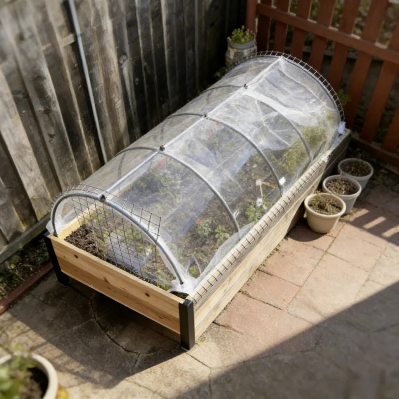 Greenhouse Plant Support18/30Sheet Garden Tunnel Planting Cage Agricultural Vegetable Support Frame Gardening Fixed Frame