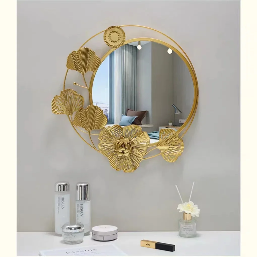 43cm Modern style creative fashion personality wall decoration mirror bedroom, porch, bathroom, net celebrity shop