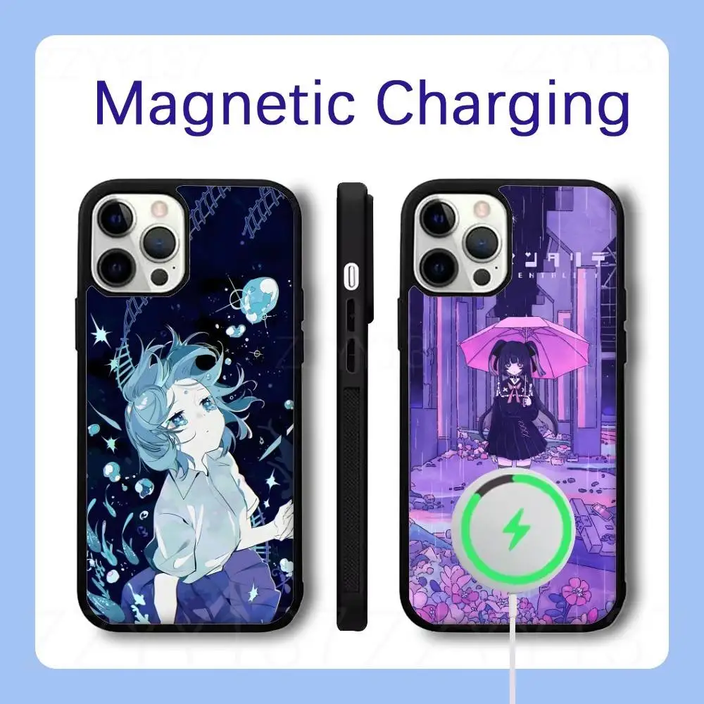 

Tuyu Japanese Music JPOP Phone Case For iPhone 17,16,15,14,13,12,11,Pro,Max,Plus,Air,Mini,SE Magsafe Magnetic Wireless Charging