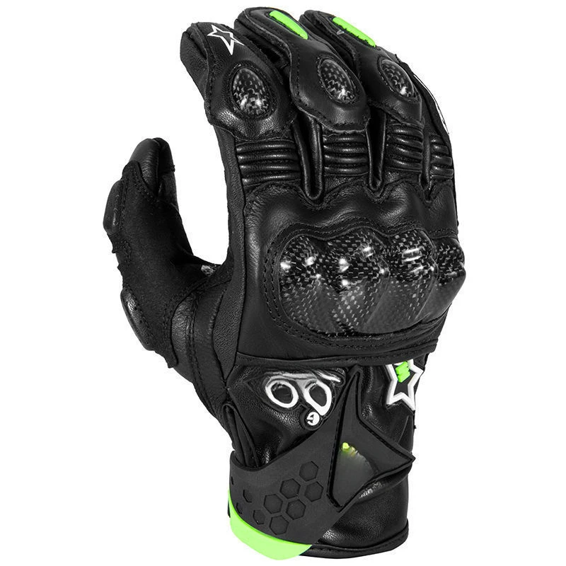 

Mogo Gloves for Men Riding Motorcycle Rider Gear Heavy Motorcycle Racing Genuine Leather Carbon Fiber Four Seasons Warm Winter