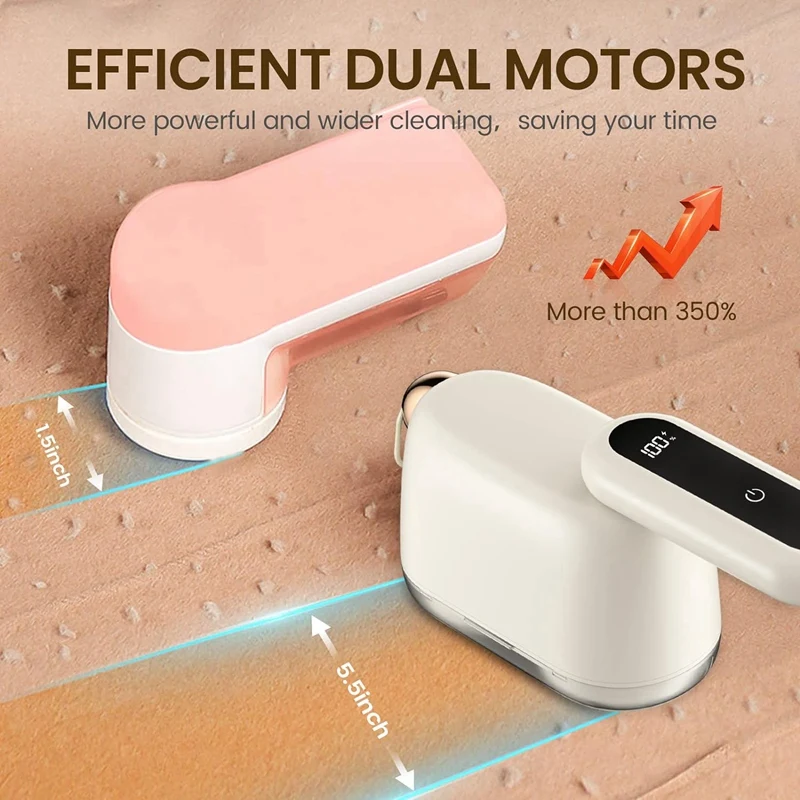 1 Set Electric Lint Remover Dual-Head Defuzzer For Clothes, Sweater, Fuzz, Sofas, Toy