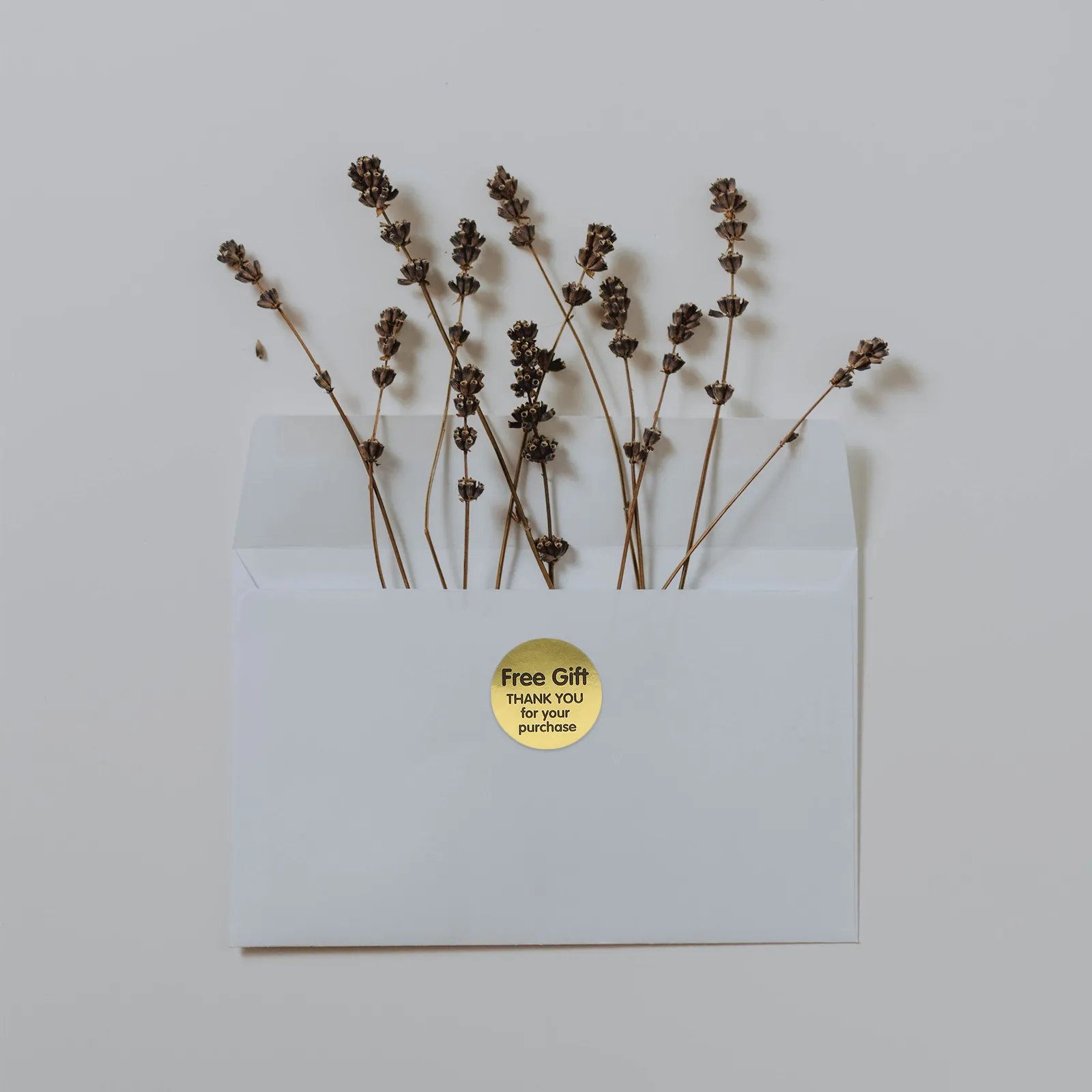 

1 Roll Adhesive Gift Labels Thank You Stickers for Packaging Customer Appreciation Stickers Sticky Gift Label Rolls for Business