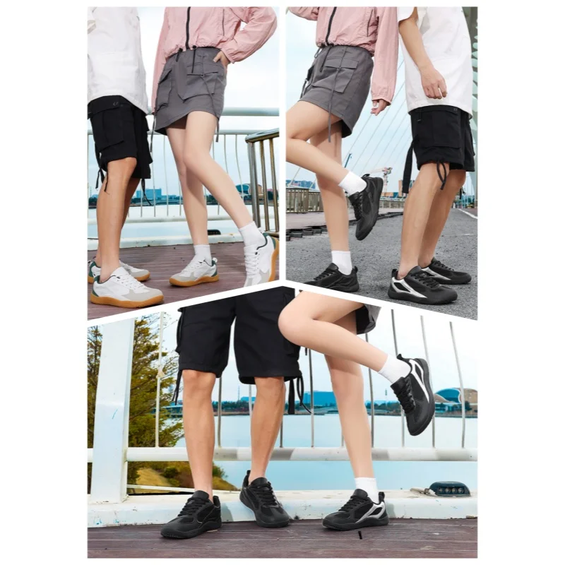 

2026 Men'S Casual Sports Shoes Plus Size Barefoot Wide Toe Retro Training Shoes Non Slip Breathable Men'S Sports Shoes 36-48