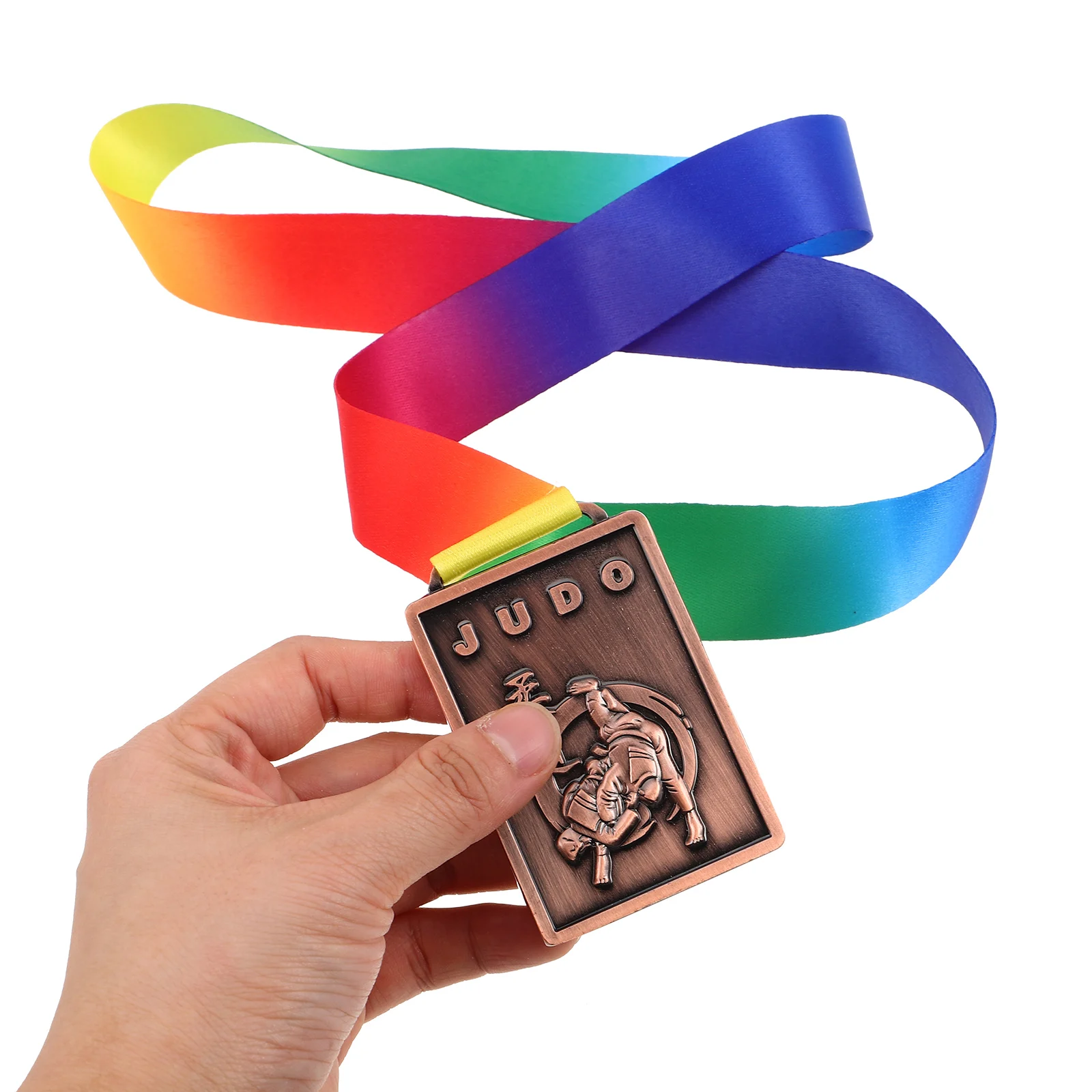 

Медали для дзюдо Металлические награды Медали для студентов соревнований по боевым искусствам Медь Серебро Бронза Спортивные награды Победитель