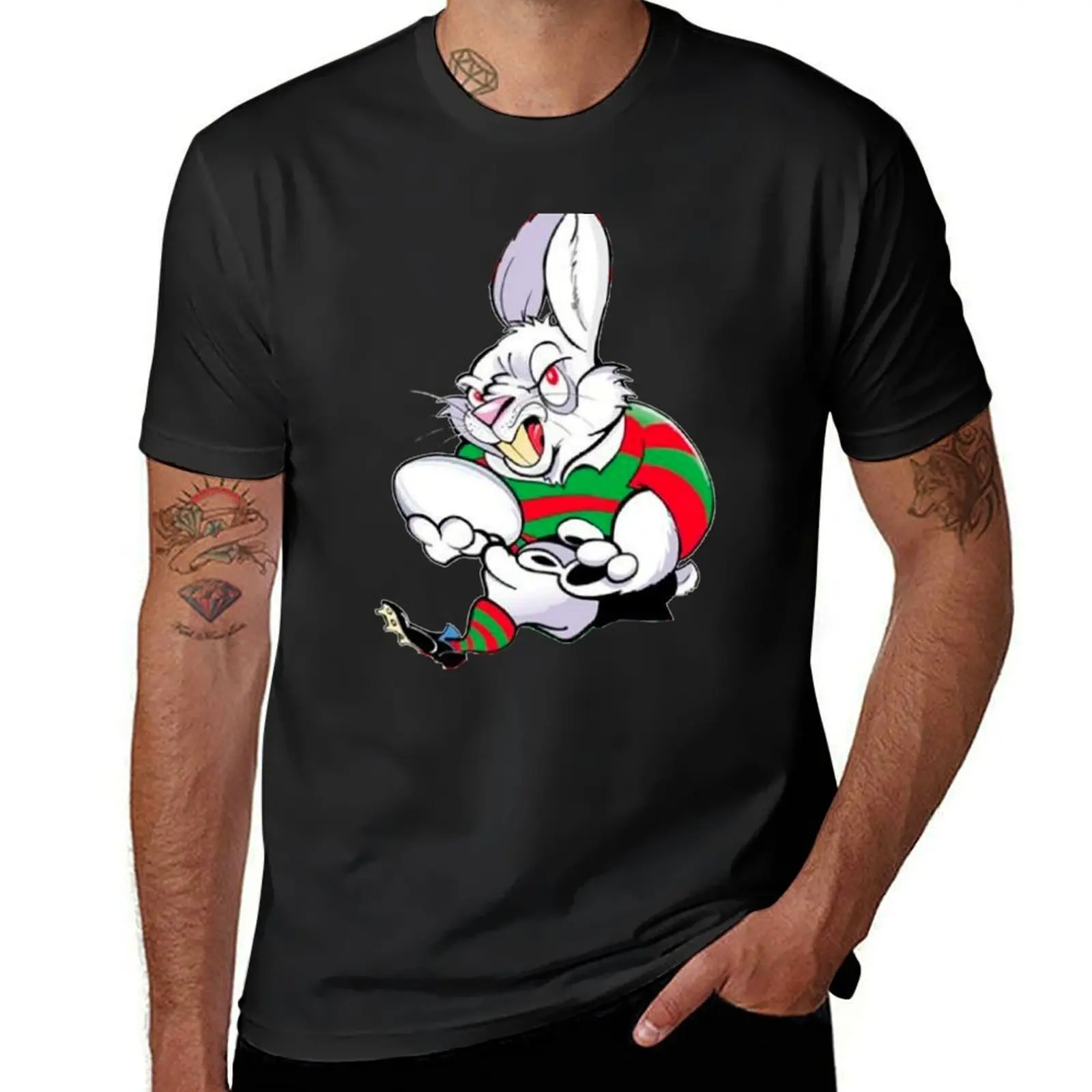 South Sydney Rabbitohs Essential T-Shirt blanks oversized anime clothes men clothes