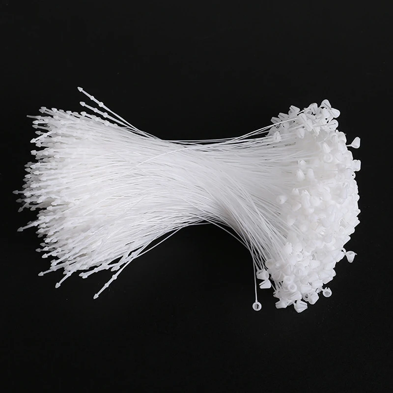 5000pcs Cord Mother Of Pearl Button Plastic Tag Line Hand Threading Needle Clothing Tag Line Clothing Hanging Needle Tag Line