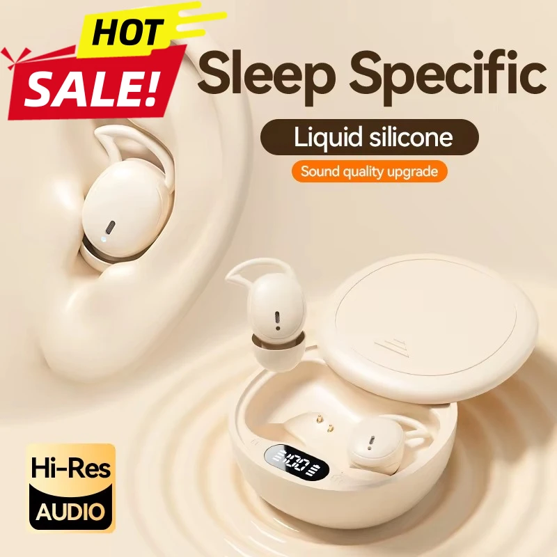 Berlin Sound Effect Noise Cancelling Sleep Headphones with No Pressure on The Ears Invisible Zero Sensitivity and Long Battery