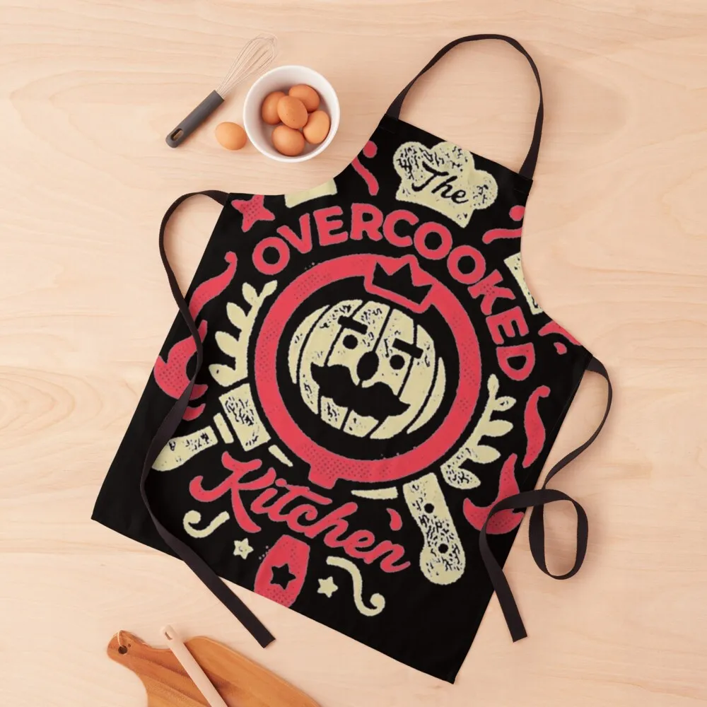 

The Overcooked Kitchen Overcooked! Best gift idea For Real Fans Apron Waterproof women Chef Accessories Kitchen Apras Man Apron