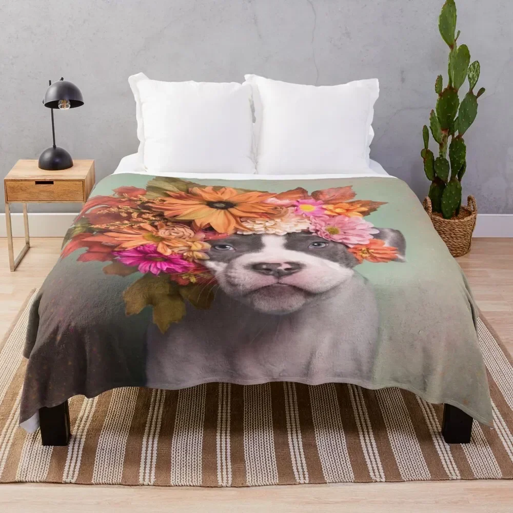 

Flower Power, Doublon Throw Blanket Summer Tourist Sofa Luxury St Blankets