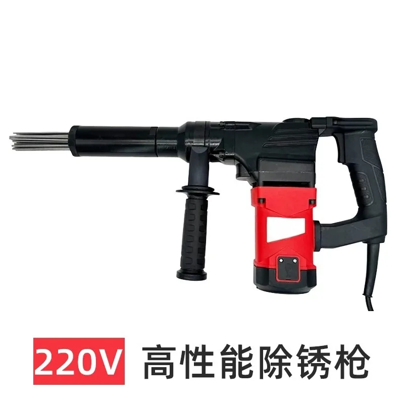 1pcs Derusting Electric Jet Chisels Hand-Held Electric Needle Scaler Rust Removal Cleaning Machine