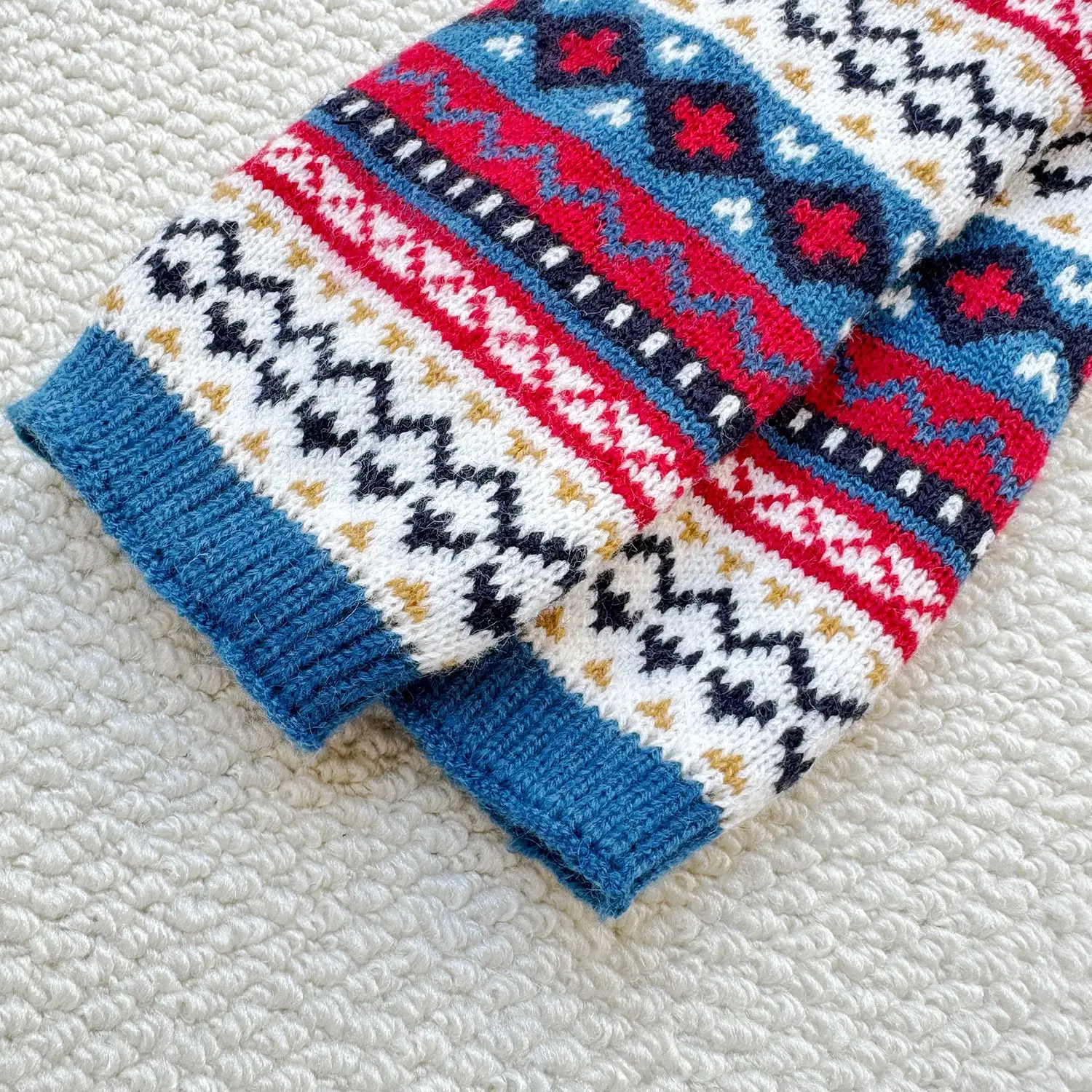 Christmas Red Leg Warmers Boho Knitted Boot Socks Yoga Ballet Dance Vintage Academic Style Thick Stacked Crew Socks Women Gift​