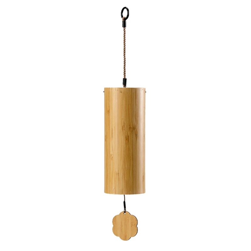 Bamboo 8-Tone Chord Wind Chimes Natural Bamboo Wind Chimes Outdoor Garden Pavilion Decorations