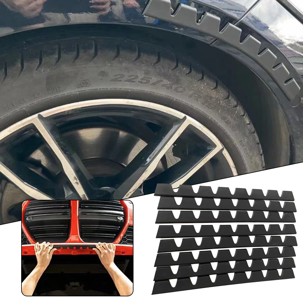 

8PCS Car Bumper Guard Anti Scratch Kit Scrape Protector Skid Plate DIY Automobile Front Lip Anti-collision Decorat Strips