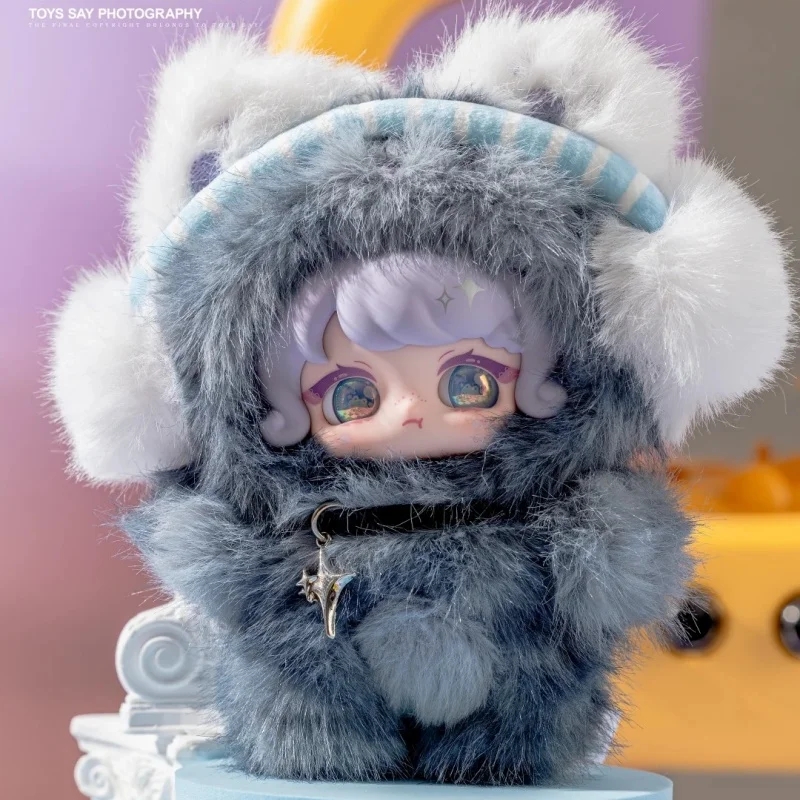 

Tomee Fluffy Bear Plush Doll Keychain Cute Companion Bag Pendant Kawaii Stuffed Toy Healing Gift For Girls Birthday Present