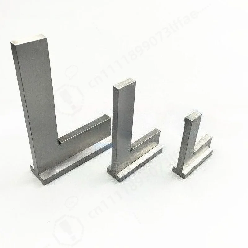 300mm 90 Degree Stainless Steel Wide Base Square Ruler Grade 2 Flat Mouth Right Angle Measuring Tool Thickened Industrial Layout