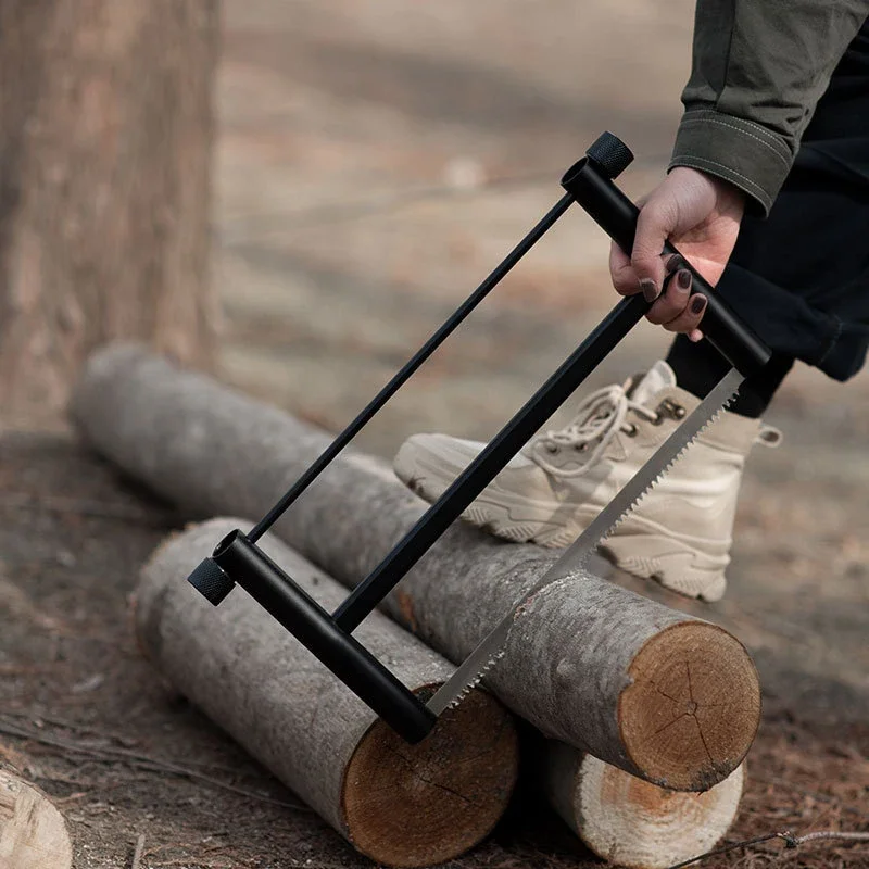 Outdoor camping equipment, garden saws, carpenters, multifunctional manual detachable folding hand saws, aluminum alloy