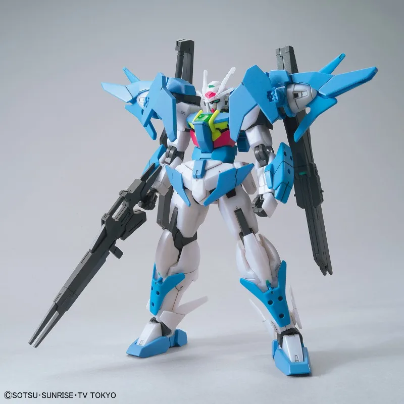 在庫ありバンダイ本物の HG ガンダム 00 スカイ (スカイフェーズより上) ガンダムアニメアクションフィギュア組み立てモデルおもちゃギフト