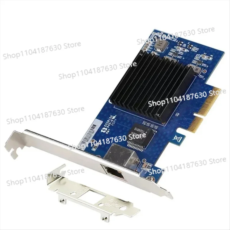 A51I PCIE 3.0 4X 10G Network Card AQC107 Server NIC Compatible with X8/X16 for Linux Win10/11 System