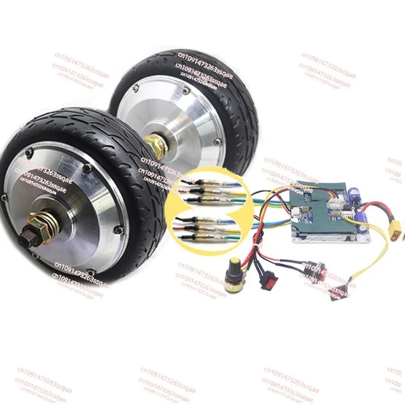 6 inch brushless hub motor 156 toothed deceleration motor DC speed regulation low speed large torque rail dining car