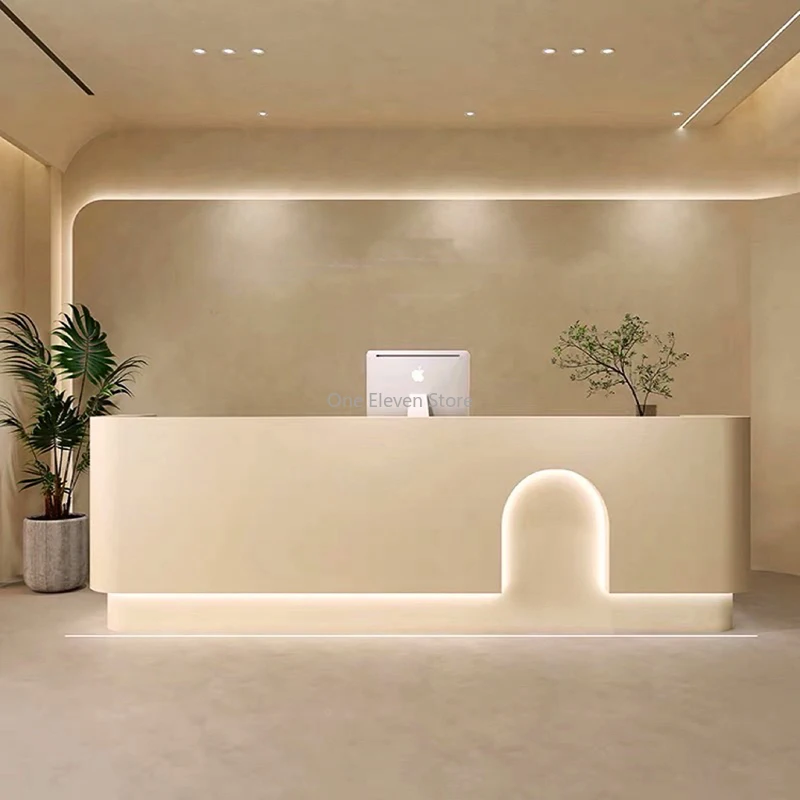 

Shop Counter Desk Reception Clothing Store Information Reception Desk Simplicity Beautysalon Meubilair Beauty Salon Furniture