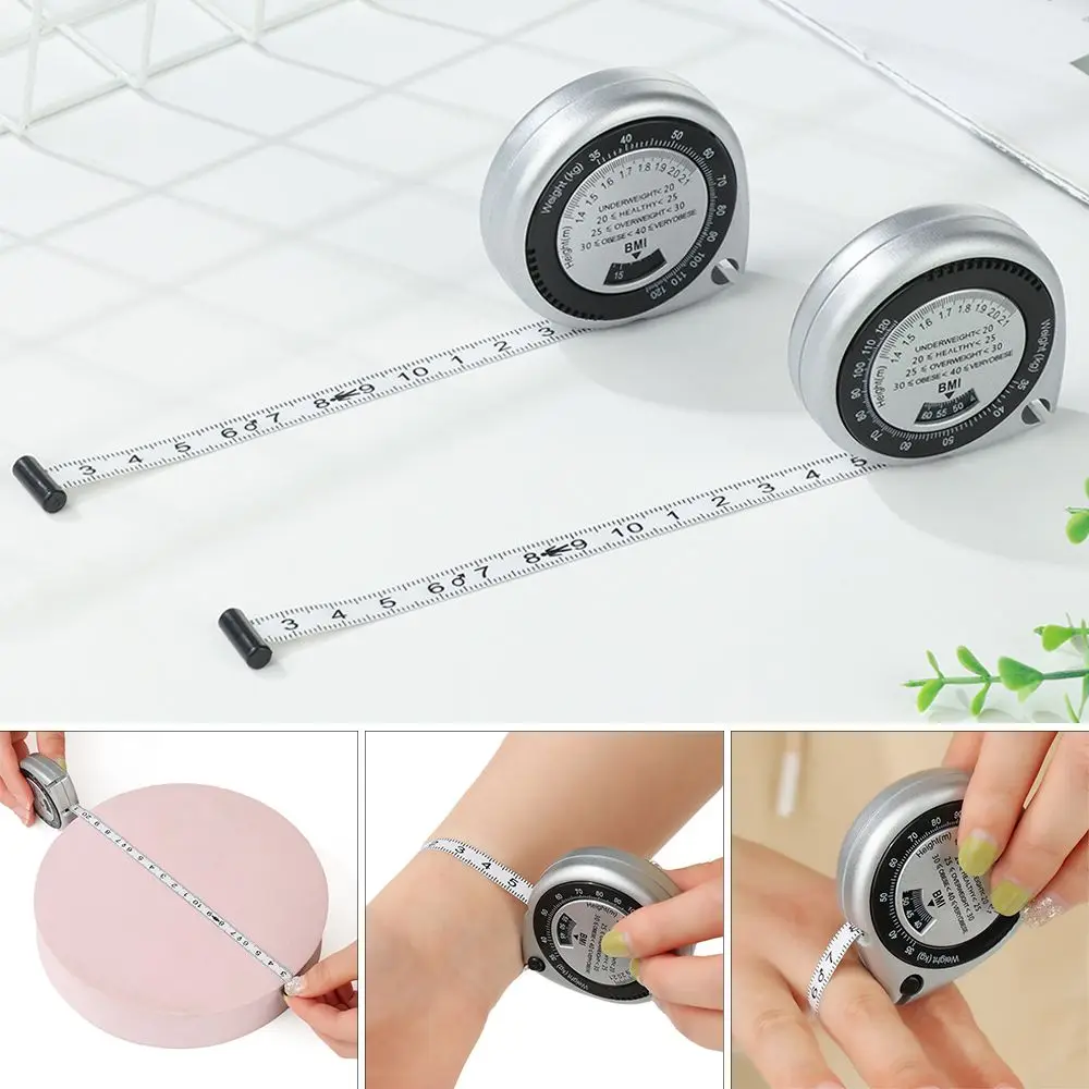 Environmental Friendly BMI Weight Loss Muscle Fitness 150cm Measuring Tape Body Mass Measure Ruler