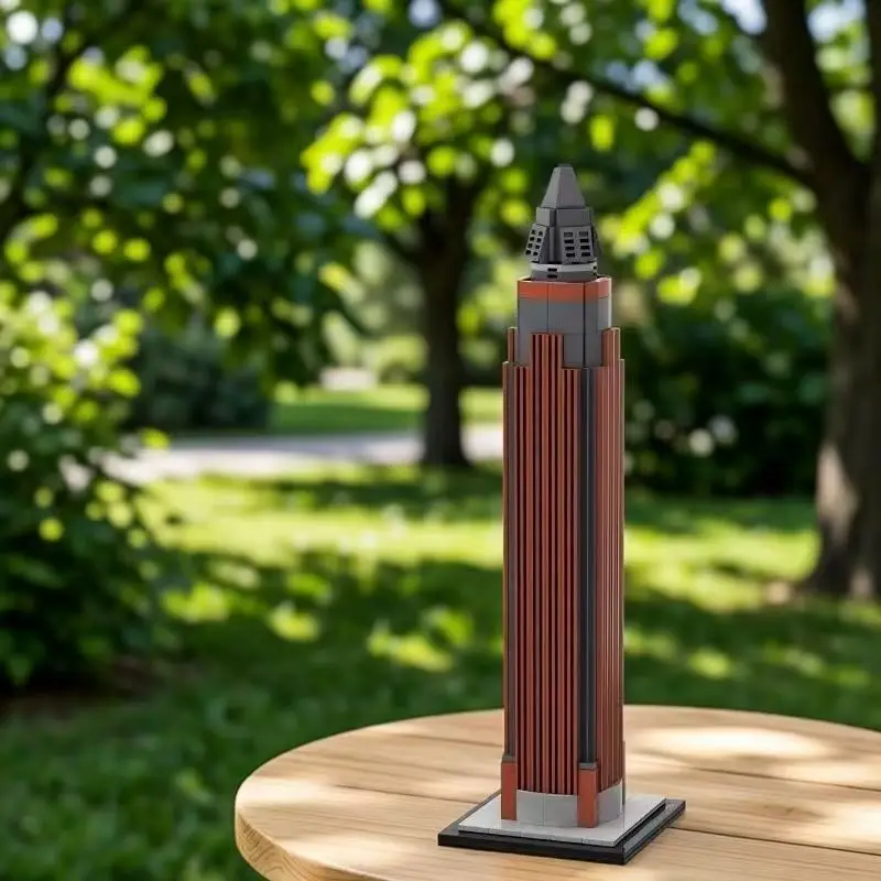 Конструктор MOC: Модель архитектурного шедевра - Парк-авеню, Уэстин, Персиковая площадь. Коллекционный набор для сборки зданий. Подарок-игрушка DIY.