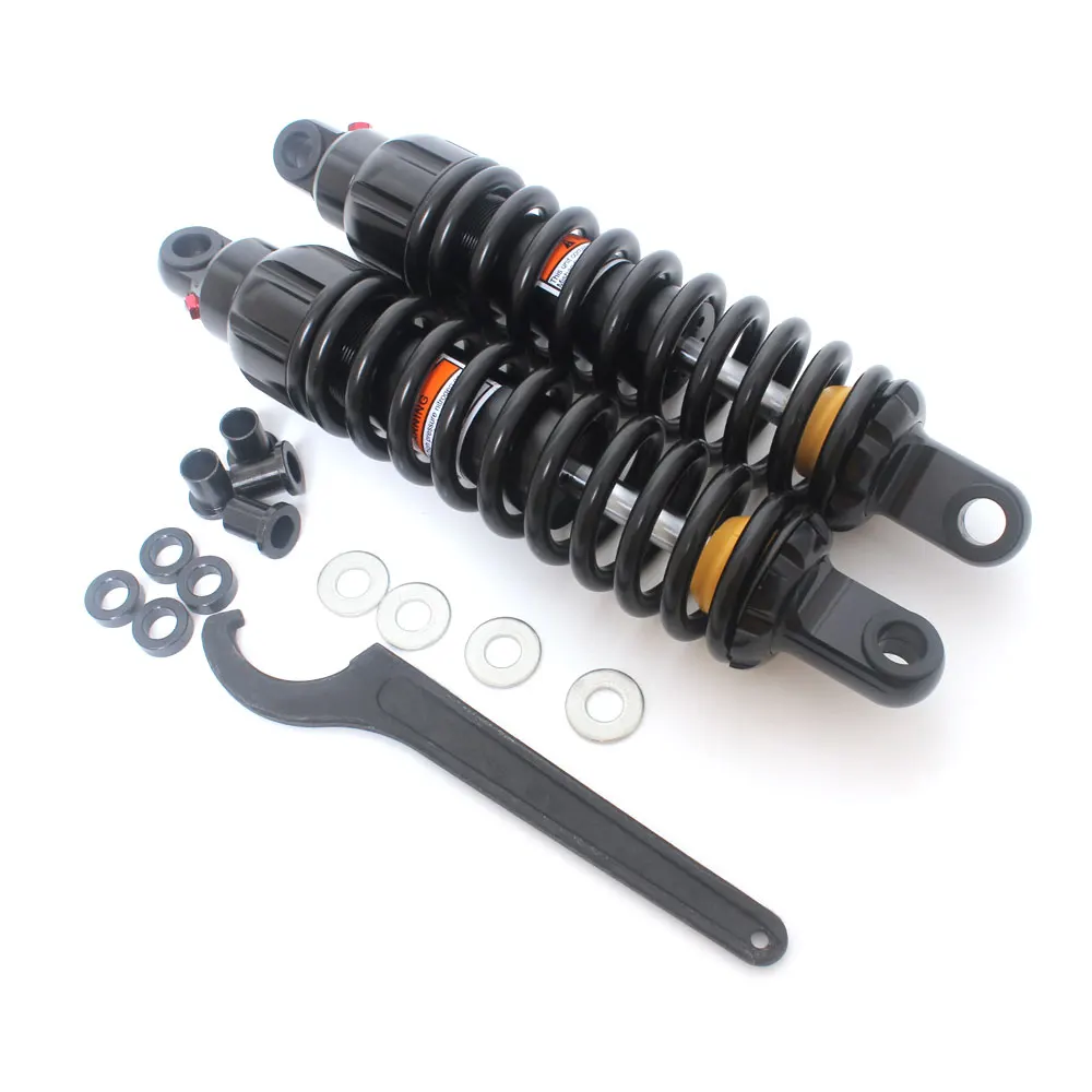 Universal 325mm 343mm Motorcycle Rear Suspension Damper Shock Absorber For Harley For Honda/yamaha/suzuki/Kawasaki Adjustable