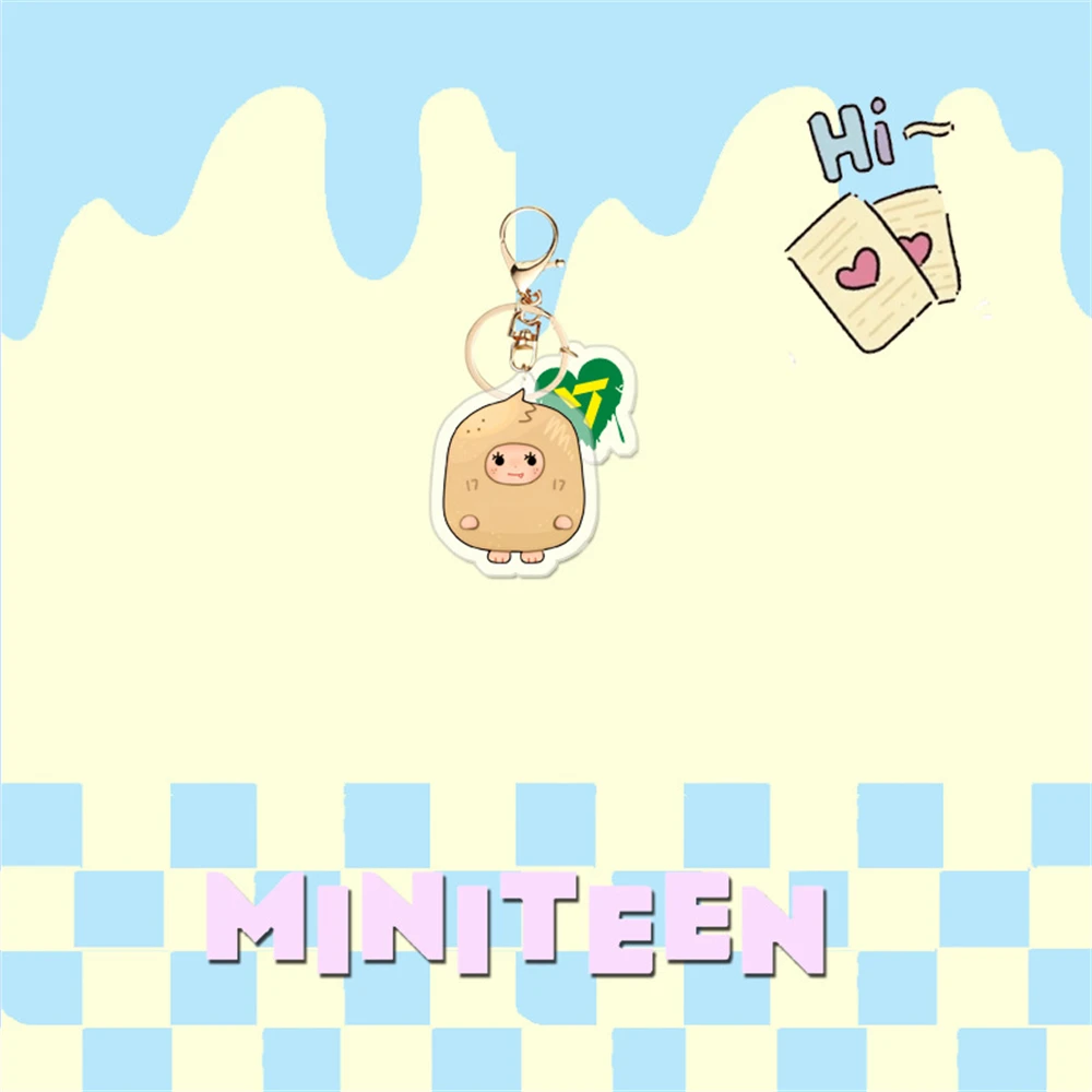 KPOP ST الكرتون كيرينغ MINITEEN لطيف الاكريليك قلادة S.COUPS جوشوا فيرنون هوشي حقيبة المفاتيح اكسسوارات المشجعين جمع هدية #4