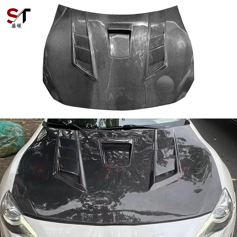 

Подходит для Toyota GT86 Subaru BRZ, крышка из углеродного волокна, капот, модернизированный автомобильный чехол, объемные детали