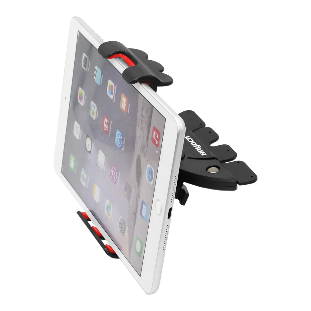 Universele 4-11 inch tablethouder Auto CD-slot Tabletbeugel Mobiele telefoonhouder Mount Stand Draaibaar voor iPad Samsung pad