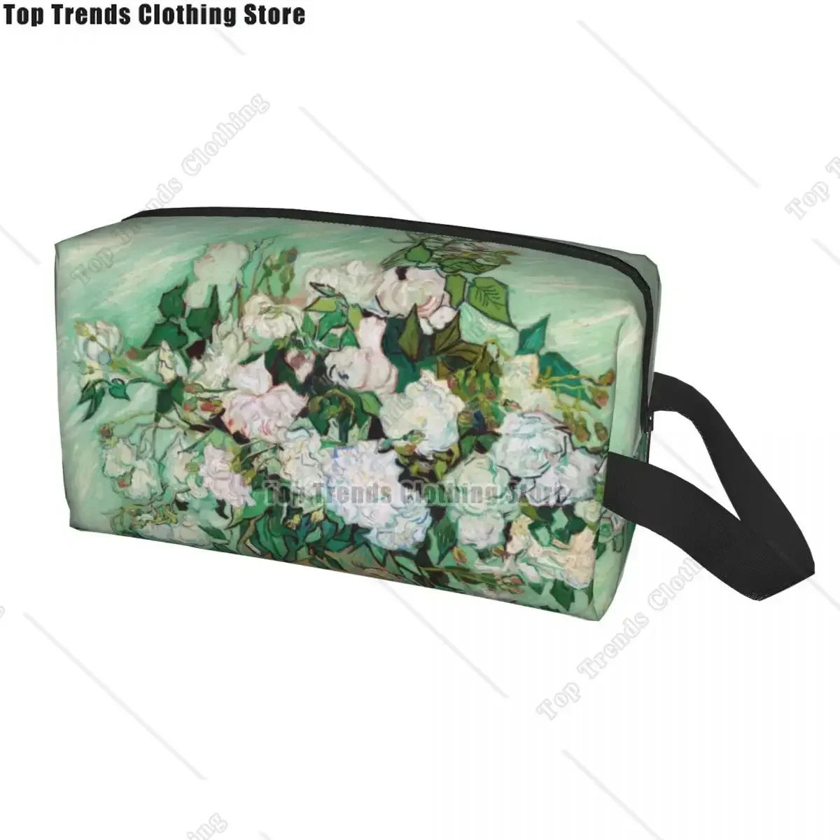 Travel Almond Blossoms Lavender Violet Toiletry Bag Flowers Makeup Cosmetic Organizer Storage Dopp Kit Case