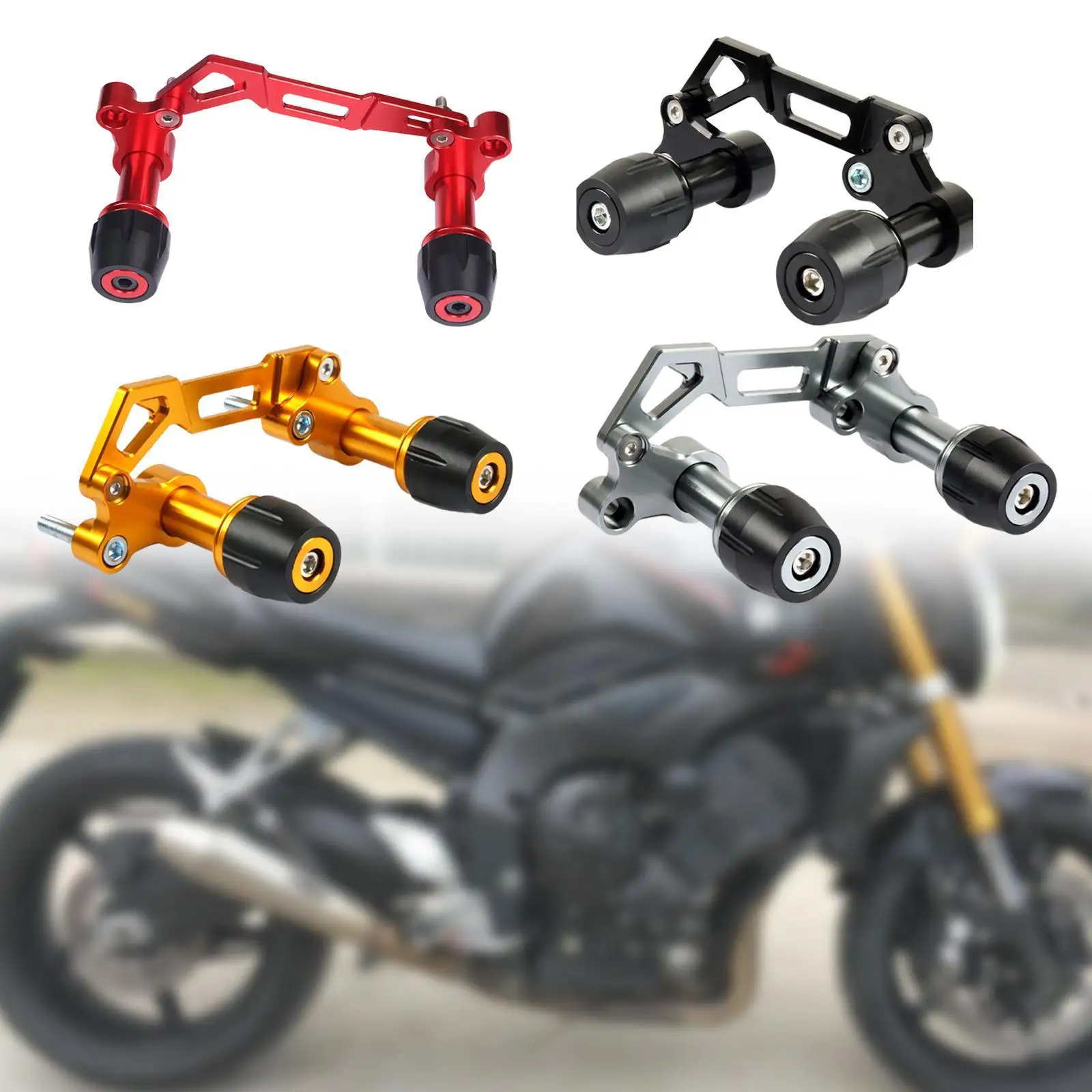 Protector deslizante anticaída para motocicleta, portátil, fácil de instalar, reemplazo, protección profesional contra caídas para Honda 350