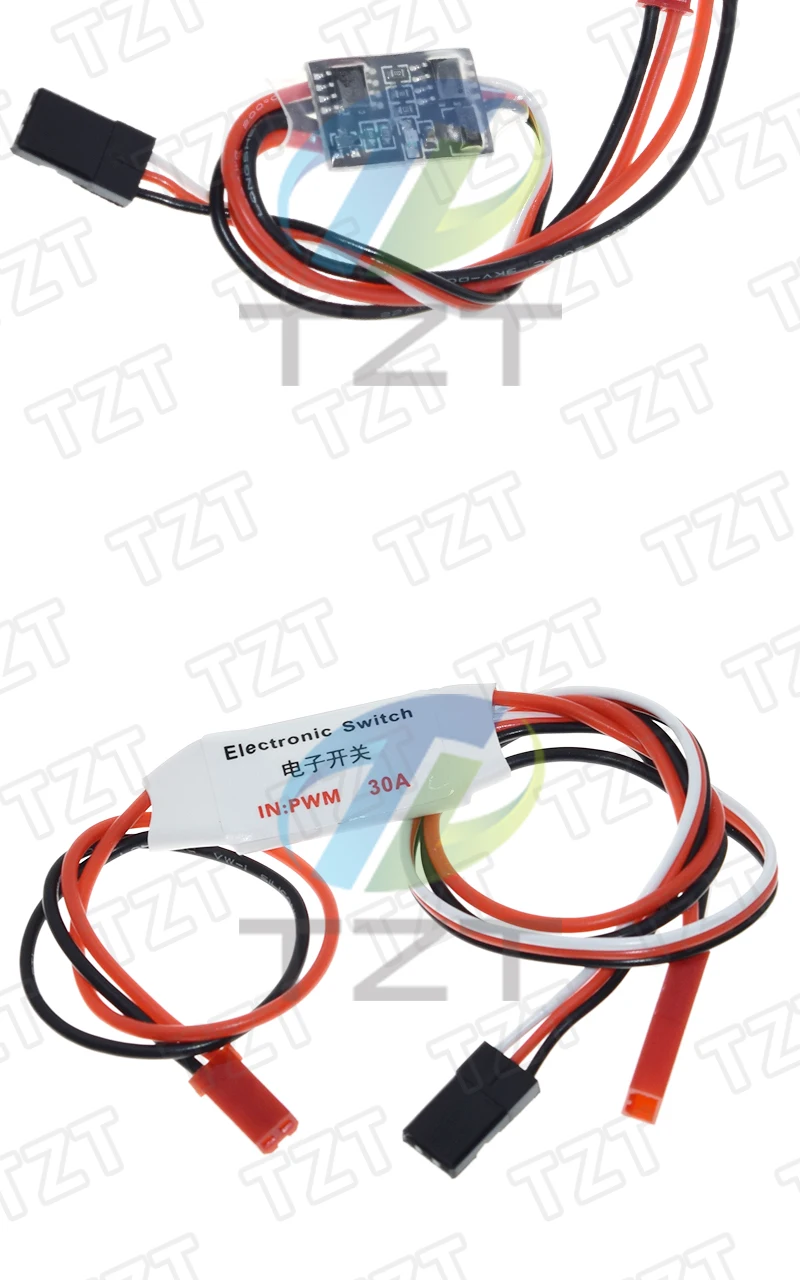 2-20A Hochstrom-Fernbedienungs-Elektronikschalter 3-30V für Luftfahrtmodelle, Pflanzenschutz, RC-Drohnen, Wasserpumpen, PWM-Signalsteuerung – Detail 8