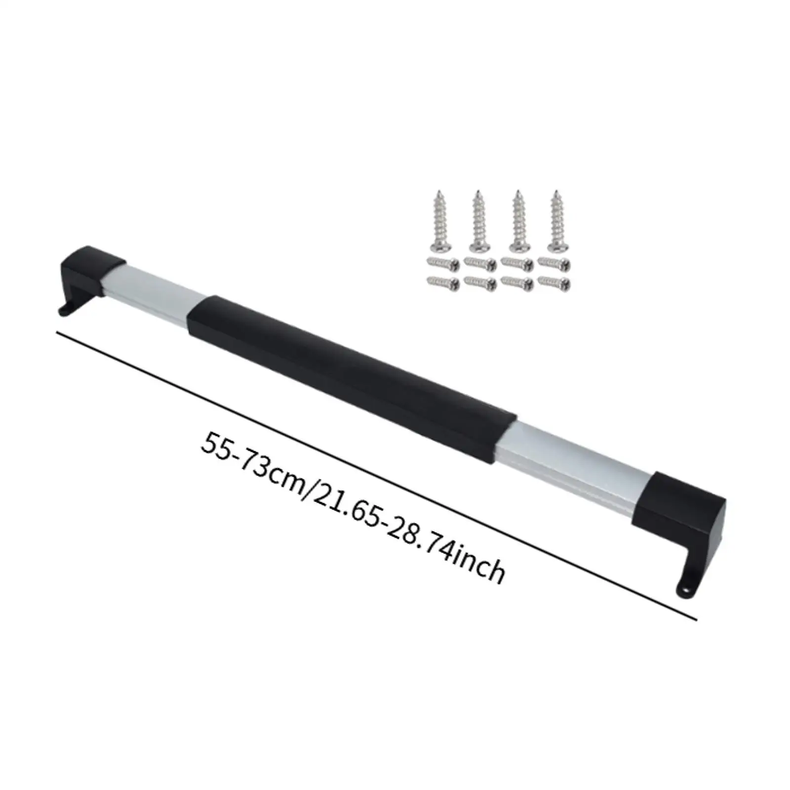 Generic RV شاشة مقود الباب اكسسوارات الألومنيوم تجميع بسيط قوي للسفر مقطورة قابل للسحب تنوعا 55-73 سنتيمتر