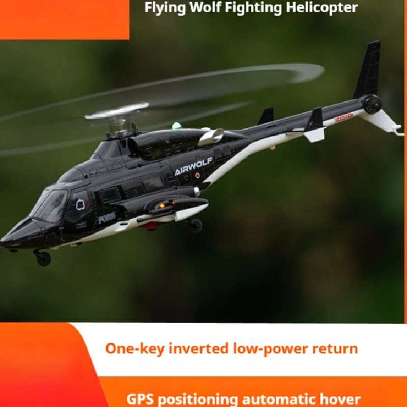 

Yuxiang F02s Flying Wolf Armed Remote Control Helicopter Gps Positioning One Click Automatic Return Rc Aircraft Model Boy Gift