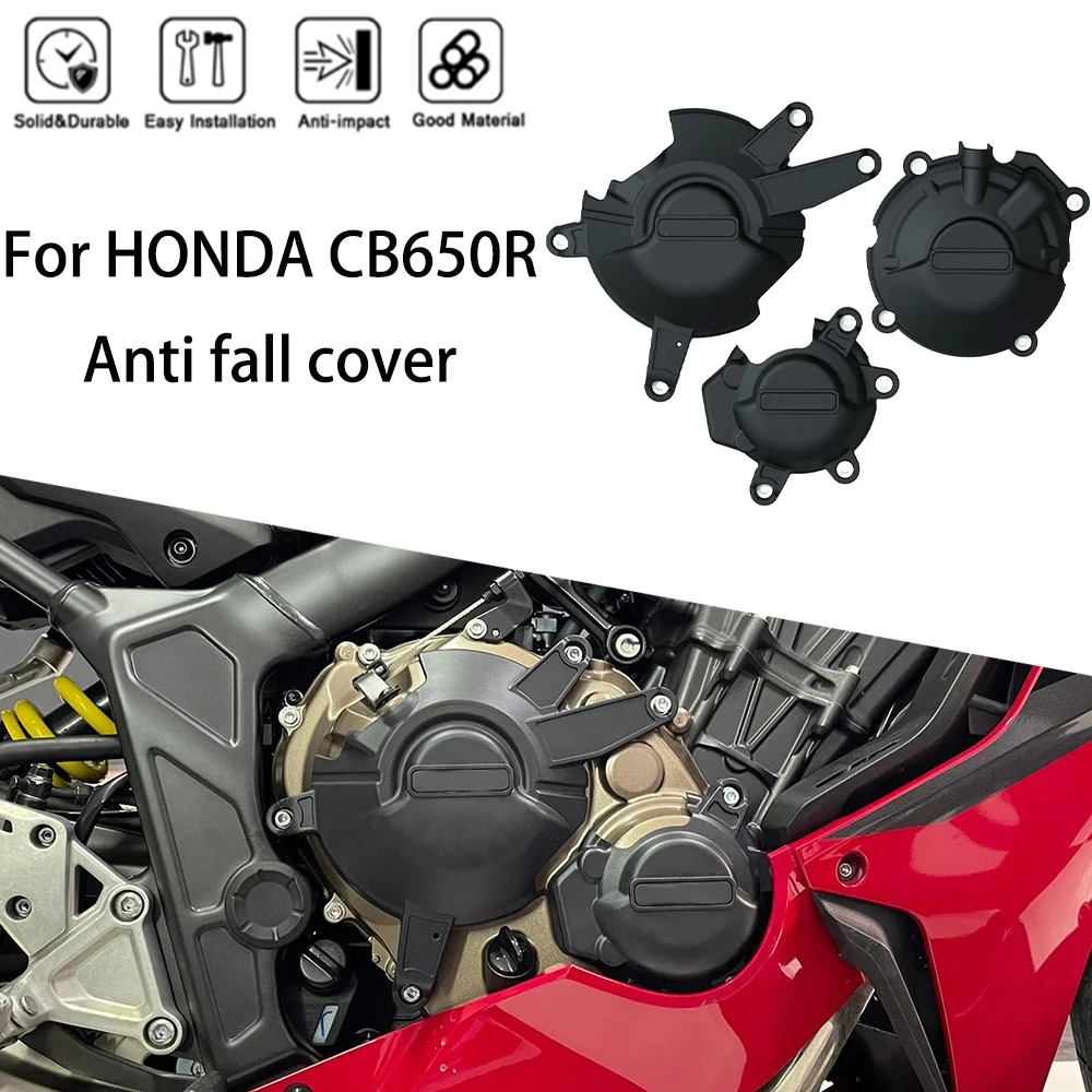 

MTKRACING For HONDA CB650R 2019-2020 Motorcycle Parts Engine Protection Cover Drop Protection Cover