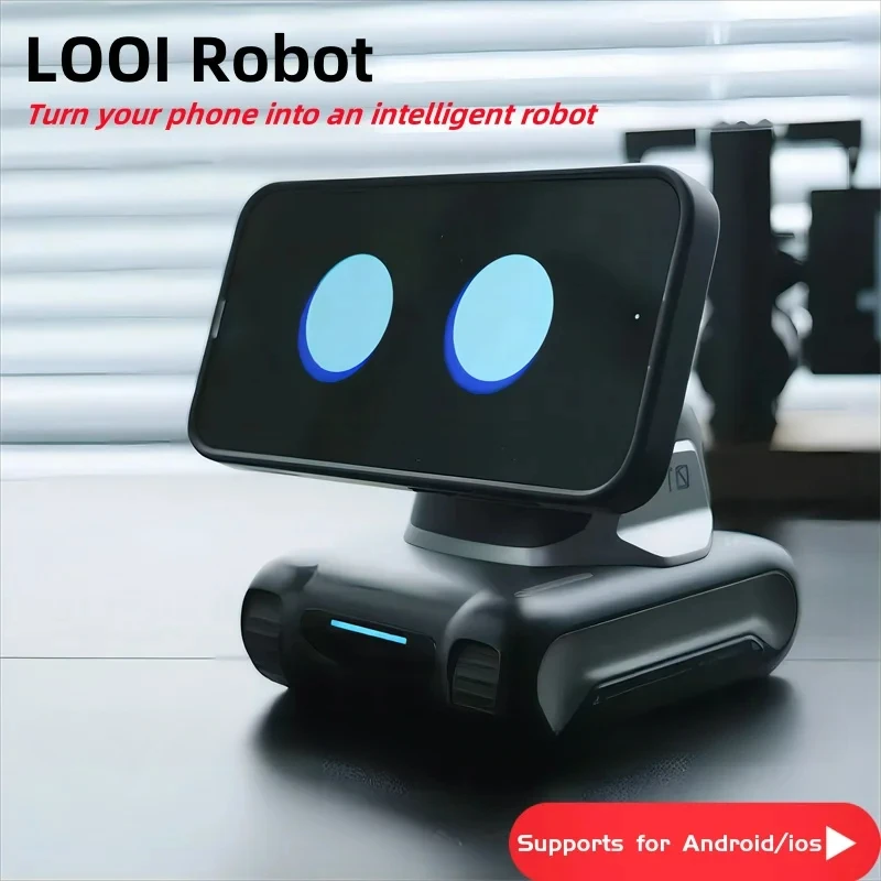 

LOOI-Robot, включите смартфон на рабочем столе, AI-жест, распознавание, Голосовое сопровождение GPT, игрушка