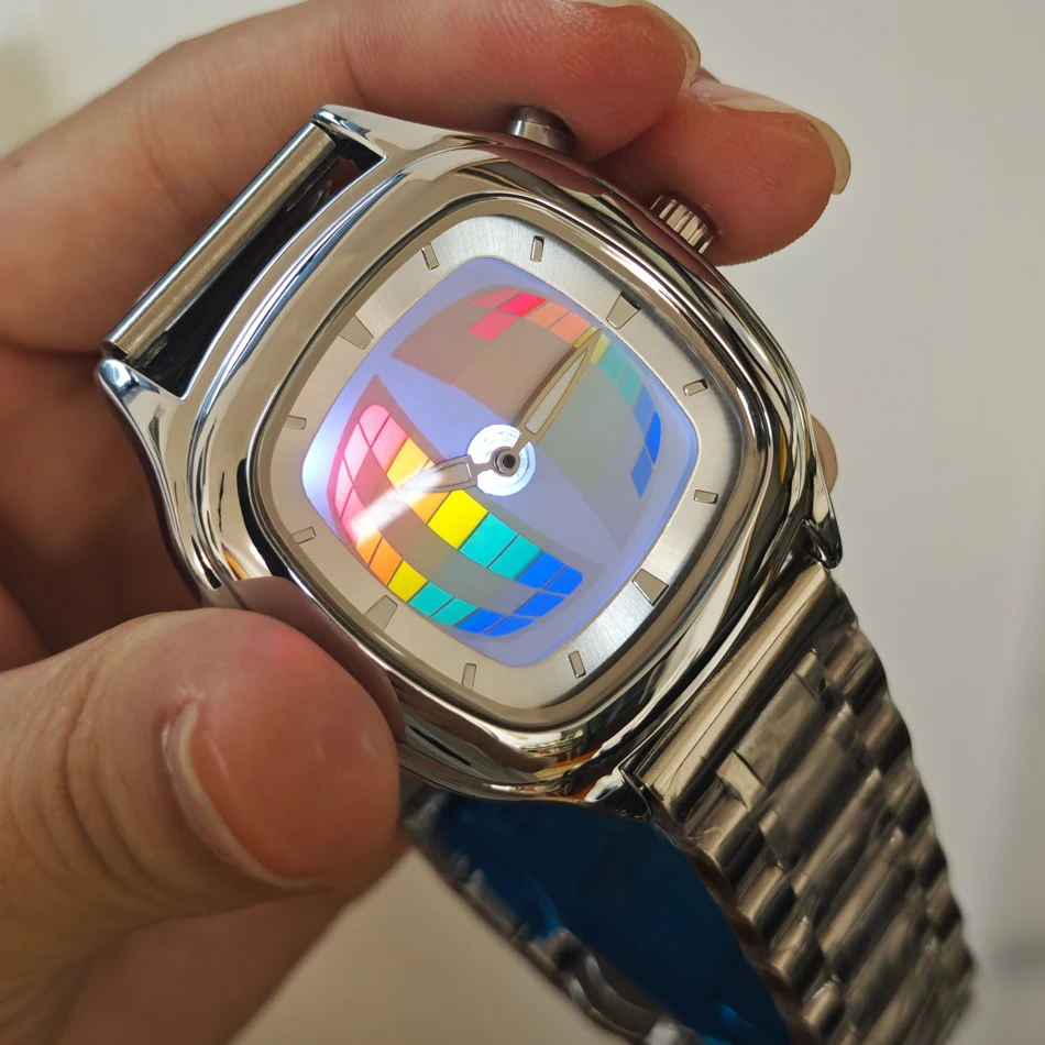 LED Square Dual Display Digital Watch with Backlight and Luminous Features Sports Watch Gift for Men and Women Quartz Watch