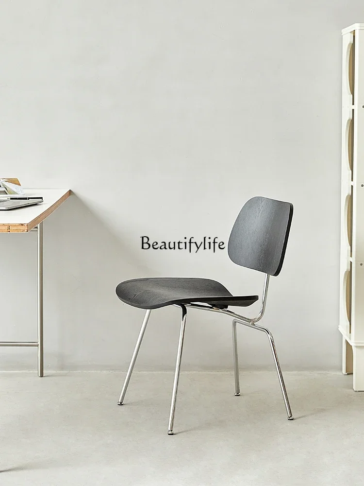 

z.Designer Dining Chair Nordic Minimalism Leisure Conference Chair Household Eating Backrest Stool