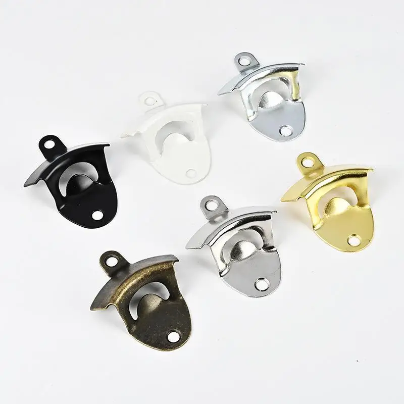 Zinc Alloy Wall Bottle Opener Beer Retro Alloy Wall Mounted Beer Bottle Opener Kitchen Decor