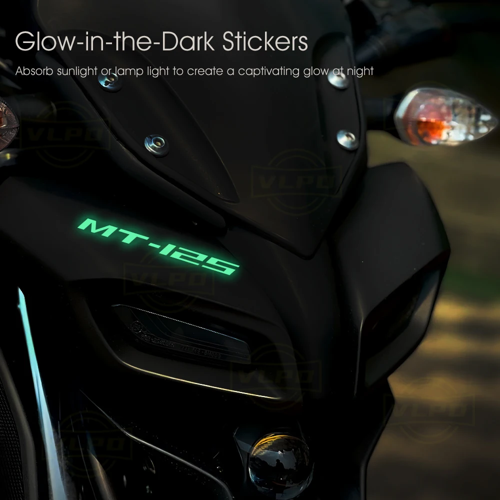 Motorcycle Sticker Waterproof Decal for Yamaha MT125 Stickers MT 125 MT-125 Accessories 2014 2017 2018 2019 2020 2023 2024 2025