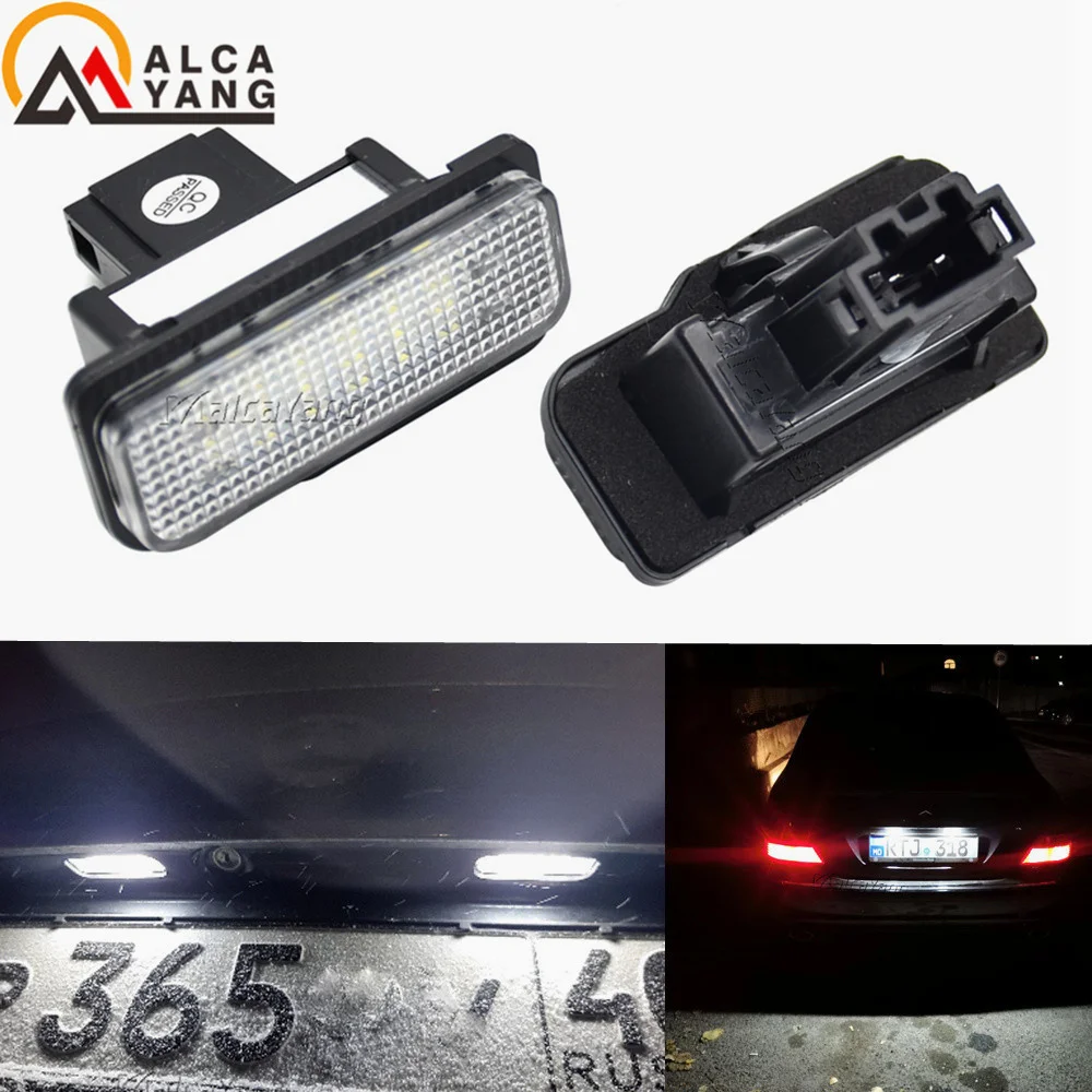 12V LED Number Plate Lamp For Tesla Model S 2012 2013 2014 2015 2016 White License Plate Light Assembly