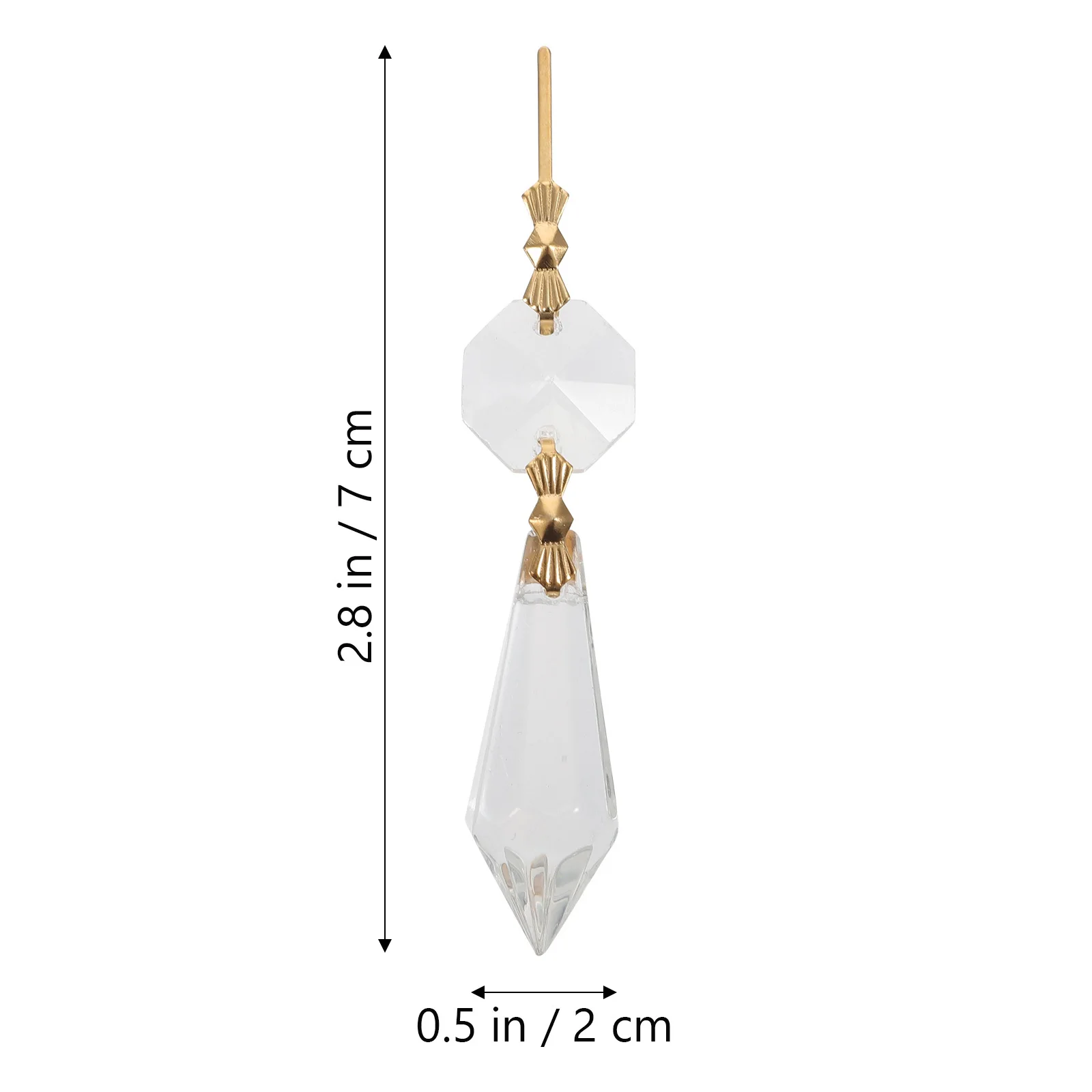 20 قطعة من كريستالات الثريا المائية البديلة، ديكور معلق شفاف لغرفة المعيشة وغرفة الطعام