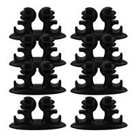 8Pcs Cord Clips Cars Multi-Purpose Cord Holder for Vehicle Dashboard Wire Organizer Adhesive Cable Holder Clip for Phone