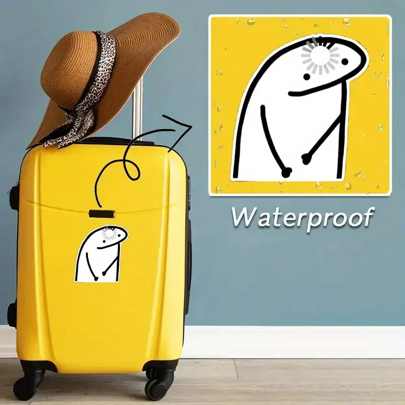 

Забавные виниловые наклейки с мемами на тему загрузки данных, многоразовые глянцевые стикеры для ноутбуков, бутылок с водой и блокнотов, юмористический подарок для любителей технологий