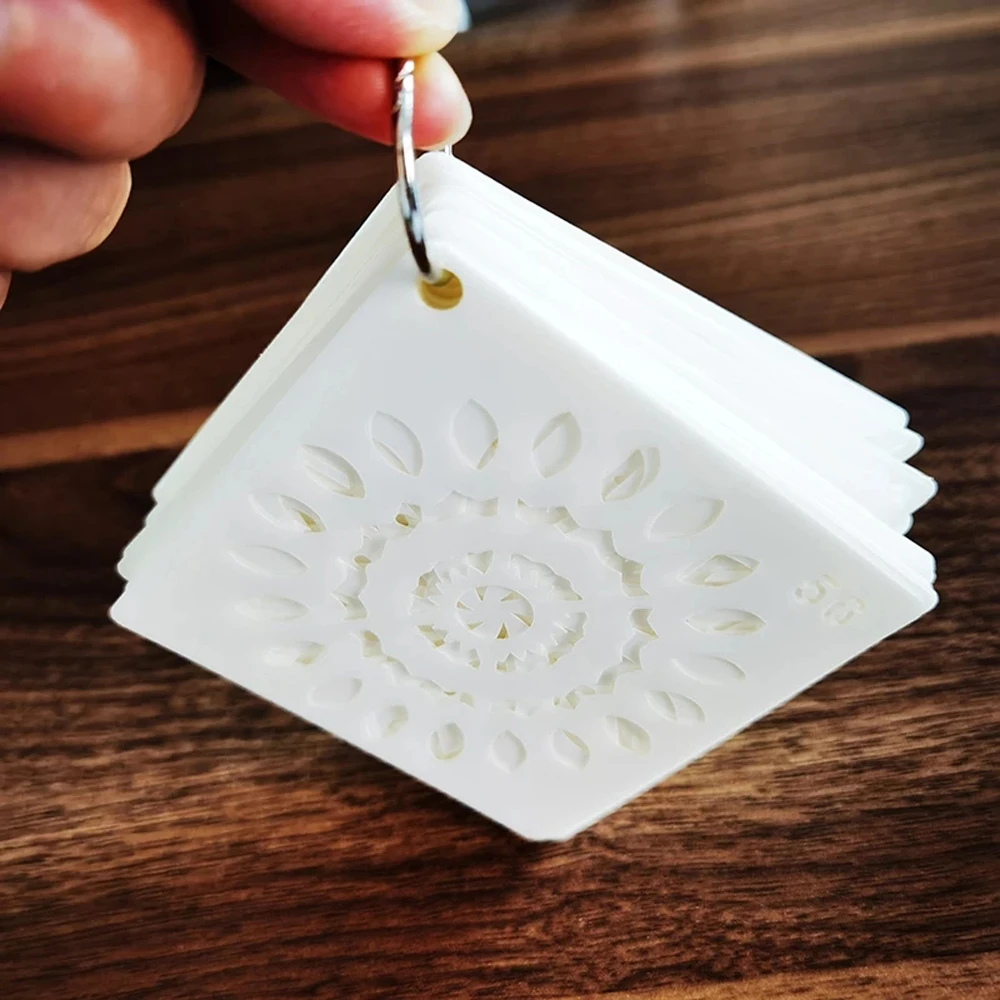 Plastic PET Scrapbooking Craft Card Making DIY Painting Template Mandala Pattern Hollow Drawing Tool Painting Stencils